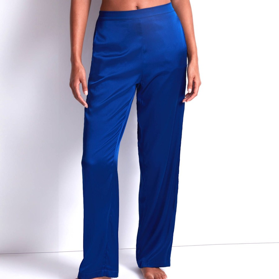 Lingerie De Nuit Aubade | Pantalon En Soie Electric Blue