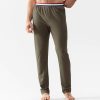 Homme Mey Ensemble De Detente Homme | Pantalon Homme En Coton Safari Green