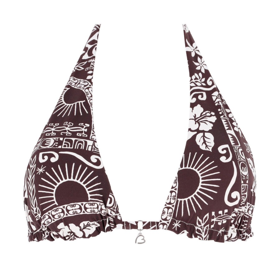 Maillots De Bain Banana Moon Triangle | Haut De Maillot De Bain Triangle Tango Chocolat