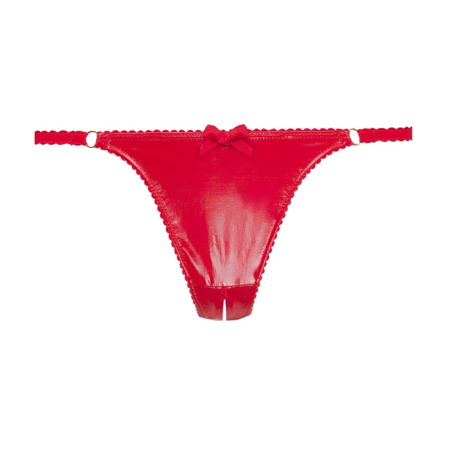 Culottes Agent Provocateur | Slip Ouvert Rouge