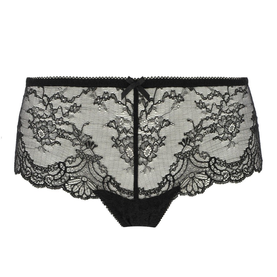 Culottes Aubade | Shorty Saint-Tropez En Dentelle Noir