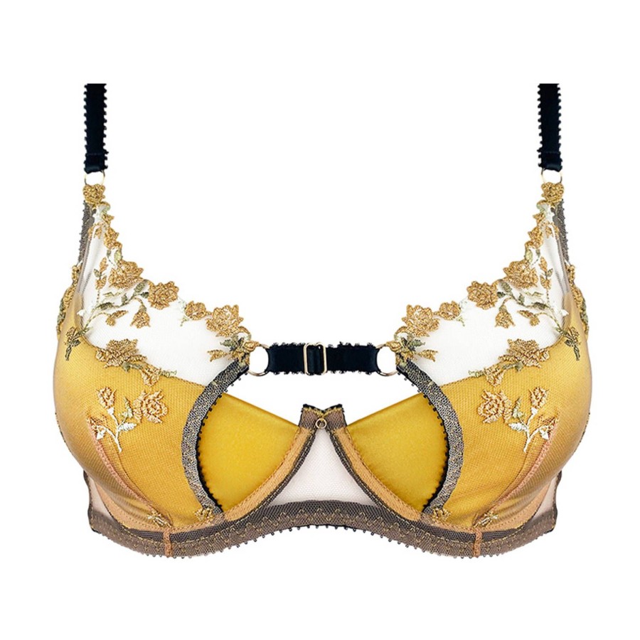 Soutiens-Gorge Edge o' Beyond | Soutien-Gorge Coques Golden Roses Silk