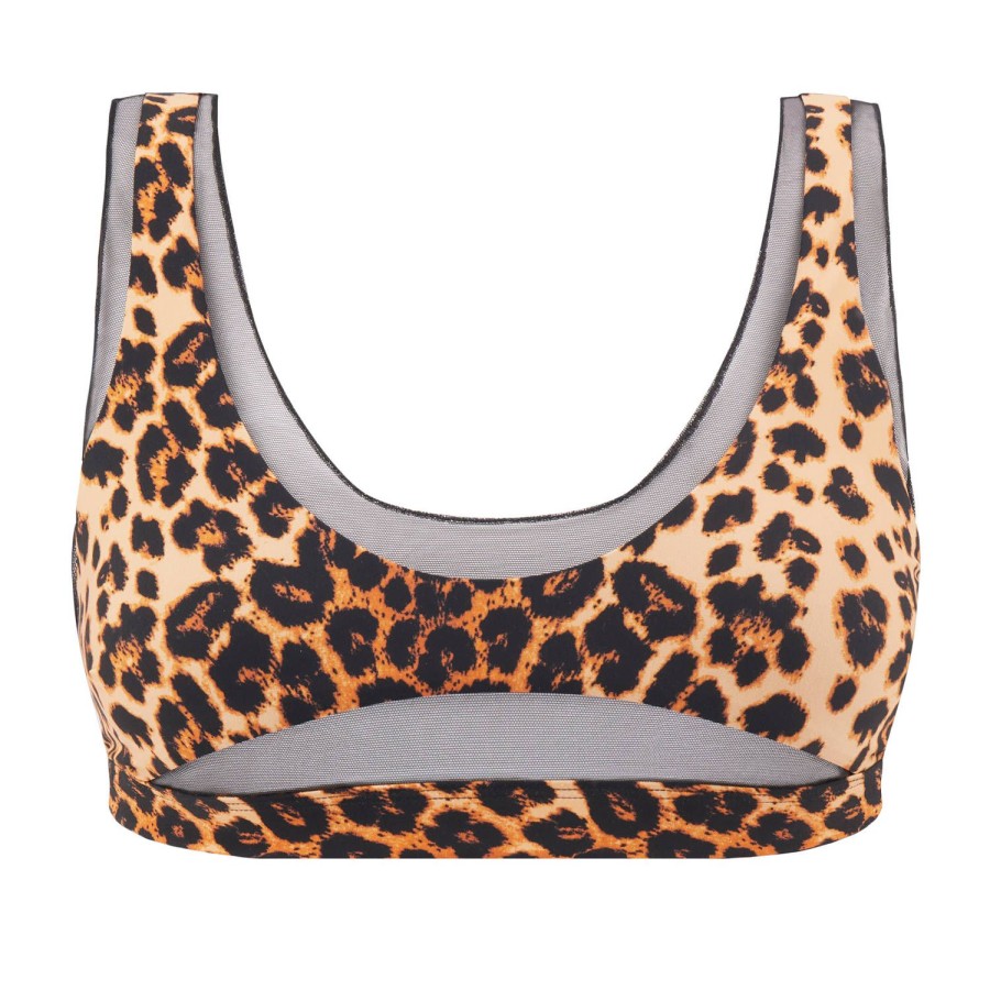 Maillots De Bain Agent Provocateur Brassiere | Haut De Maillot De Bain Brassiere Leopard