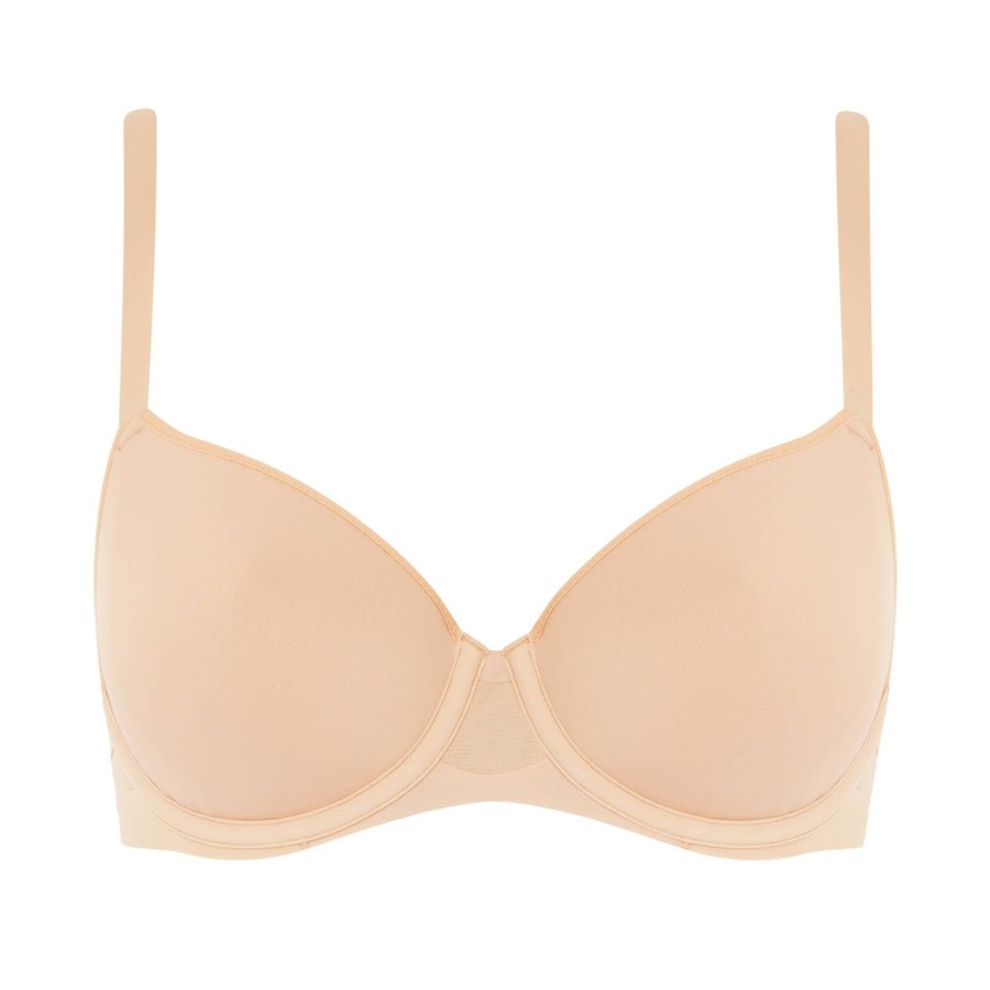 Soutiens-Gorge Chantelle | Soutien-Gorge Moule Invisible Beige Dore