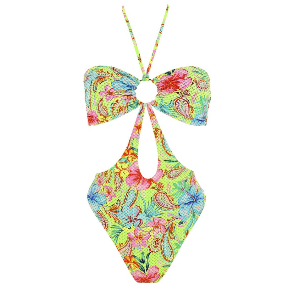 Maillots De Bain Luli Fama Sexy / Trikini | Maillot De Bain 1 Piece Trikini Sans Armatures Multicolor