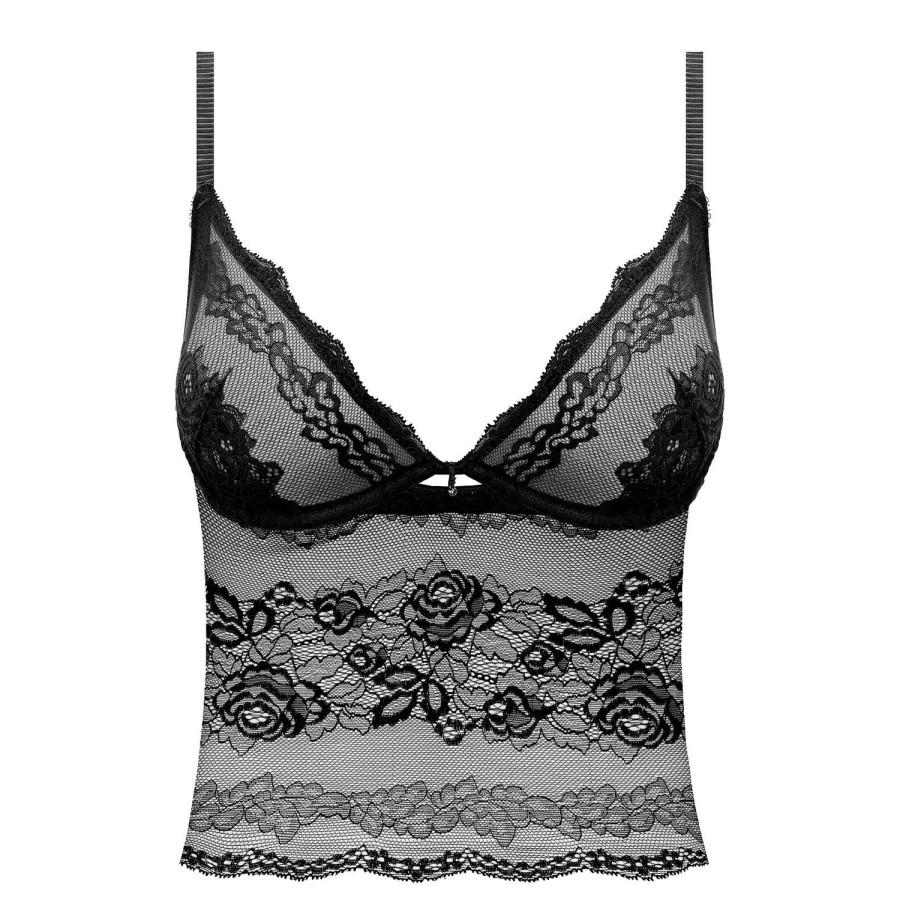 Soutiens-Gorge Wacoal | Soutien-Gorge Bustier Armatures En Dentelle Noir