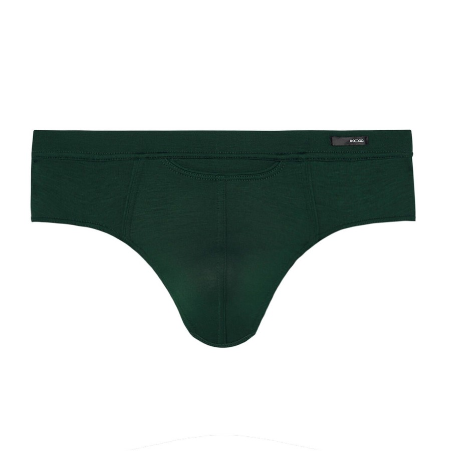 Homme HOM Slip Homme | Slip Avec Ouverture Ho1 Homme Dark Green