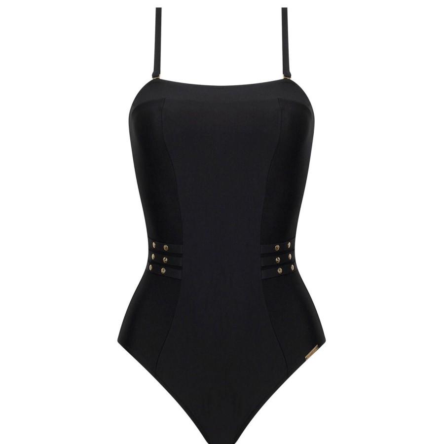 Maillots De Bain Lise Charmel Bustier | Maillot De Bain 1 Piece Bustier Noir