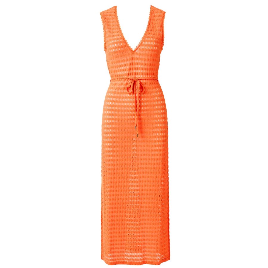 Maillots De Bain Melissa Odabash Robe De Plage | Robe De Plage Longue Annabel Mirage Orange