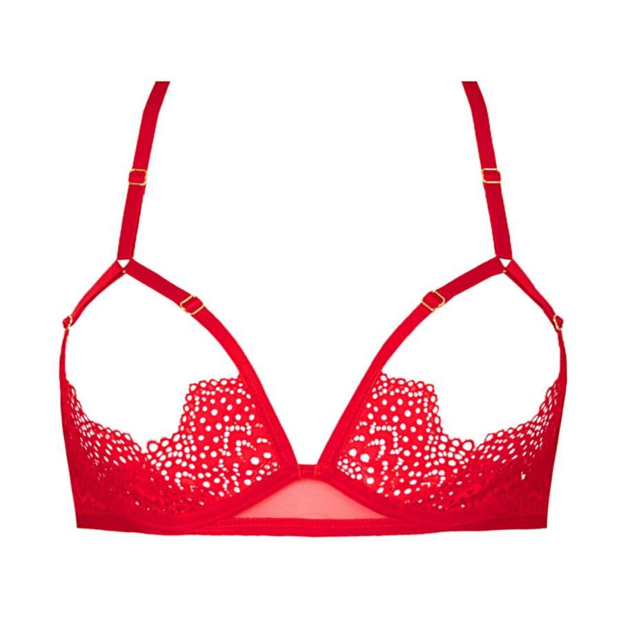 Soutiens-Gorge Atelier Amour | Soutien-Gorge Ouvert Rouge