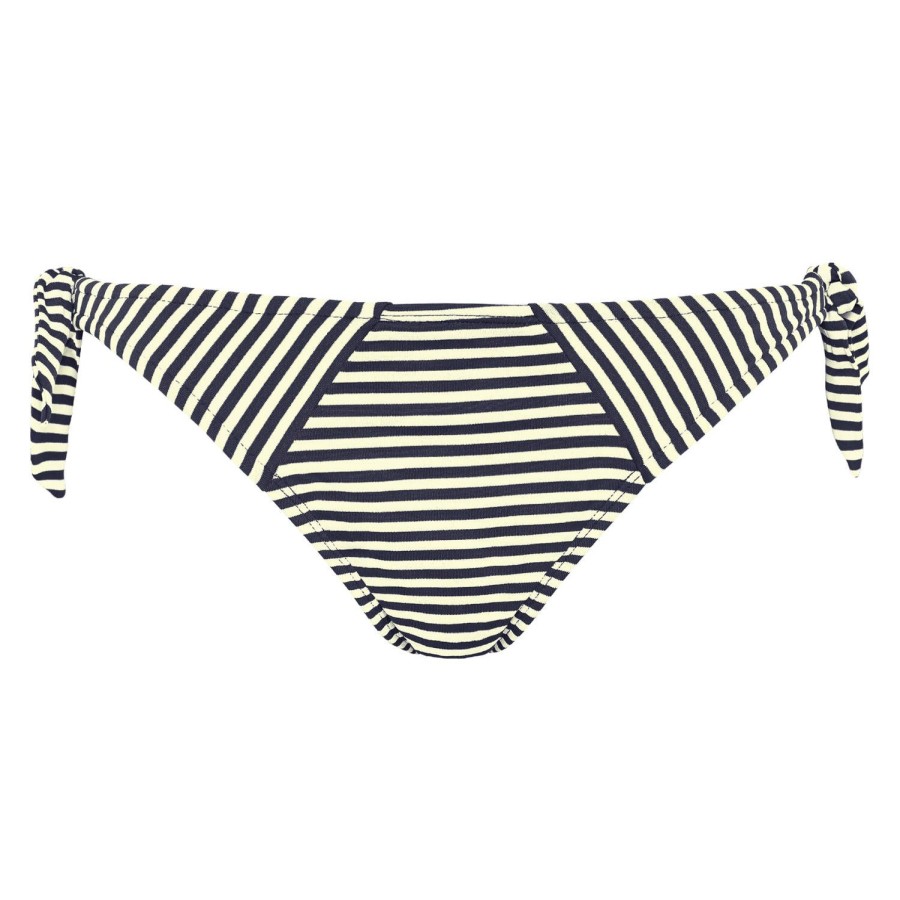 Maillots De Bain Marlies Dekkers Culotte Et Slip | Bas De Maillot De Bain Slip Ficelles Blue Ecru