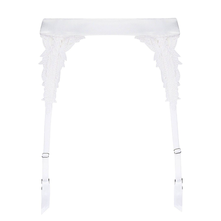 Lingerie Fleur of England | Porte-Jarretelles En Soie Blanc