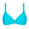 Maillots De Bain Antigel Triangle | Haut De Maillot De Bain Triangle Coques Turquoise