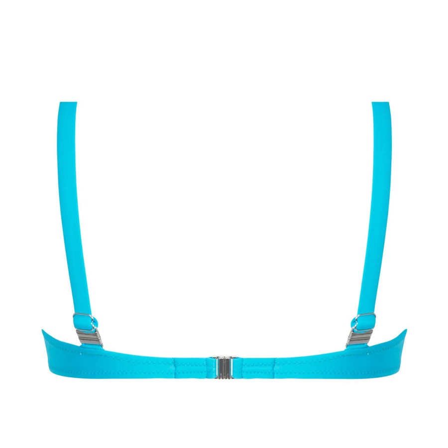 Maillots De Bain Antigel Triangle | Haut De Maillot De Bain Triangle Coques Turquoise