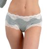 Lingerie De Nuit Antigel | Shorty Chine Gris