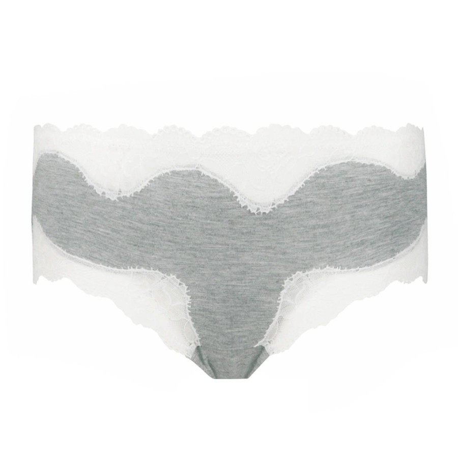 Lingerie De Nuit Antigel | Shorty Chine Gris