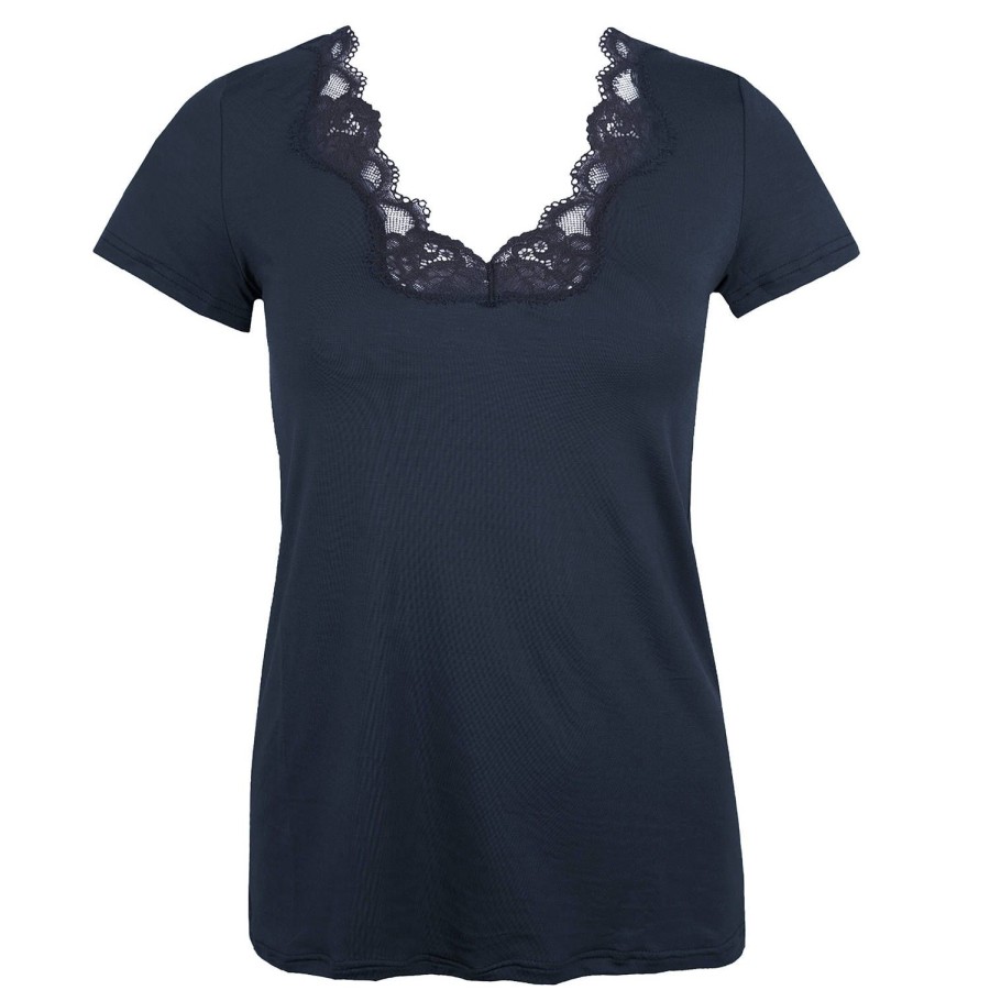 Lingerie De Nuit Antigel | T-Shirt Bleu Marine