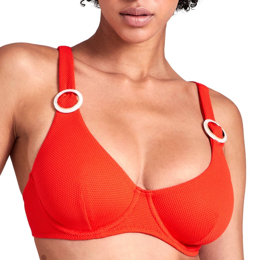 Maillots De Bain Aubade Balconnet | Haut De Maillot De Bain Balconnet Orange