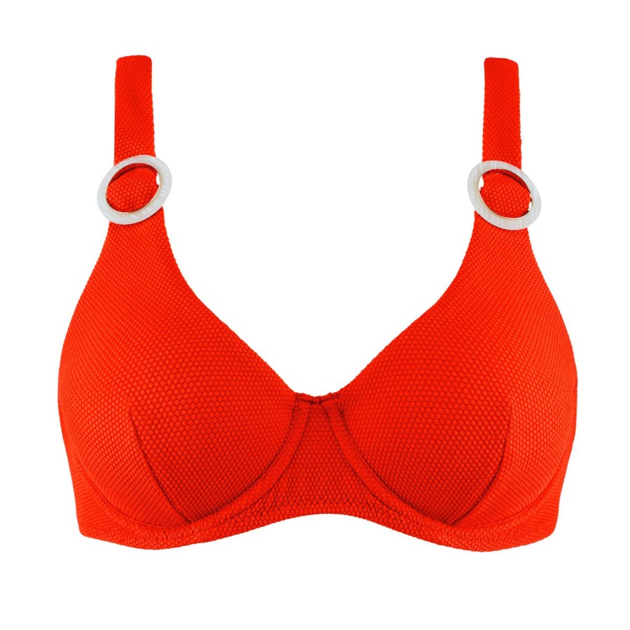 Maillots De Bain Aubade Balconnet | Haut De Maillot De Bain Balconnet Orange