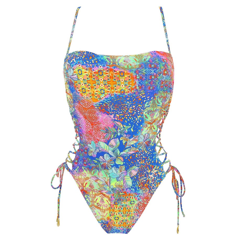 Maillots De Bain Luli Fama Autres Formes | Maillot De Bain 1 Piece Armatures Multicolor