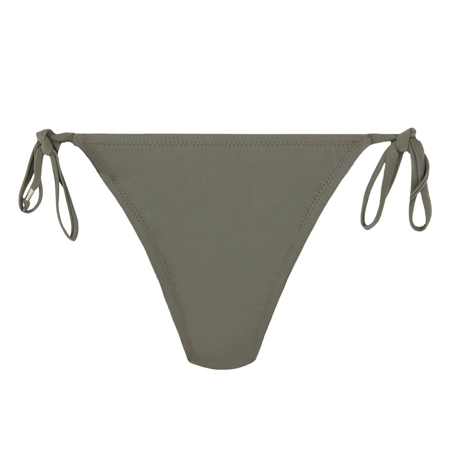 Maillots De Bain Aubade Bresilien / Tanga | Bas De Maillot De Bain Slip Mini-Coeur Kaki