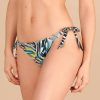 Maillots De Bain Pain de Sucre Bresilien / Tanga | Bas De Maillot De Bain Slip Noue Onyx Multicolore