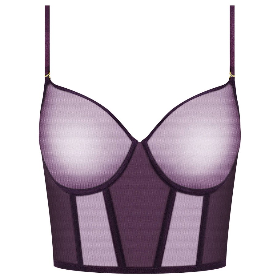 Soutiens-Gorge Maison Close | Soutien-Gorge Bustier Orchidee Violette