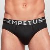 Homme Impetus Slip Homme | Slip Homme En Coton Noir