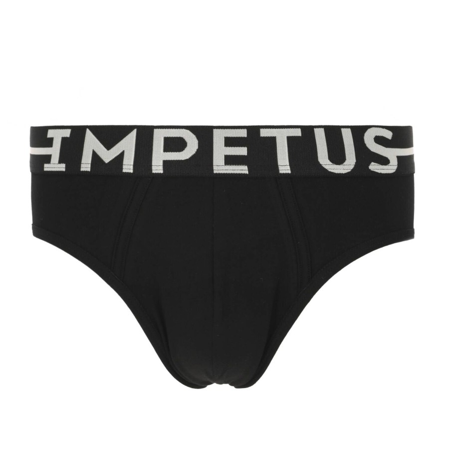 Homme Impetus Slip Homme | Slip Homme En Coton Noir