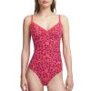 Maillots De Bain Chantelle Autres Formes | Maillot De Bain 1 Piece Armatures Hibiscus