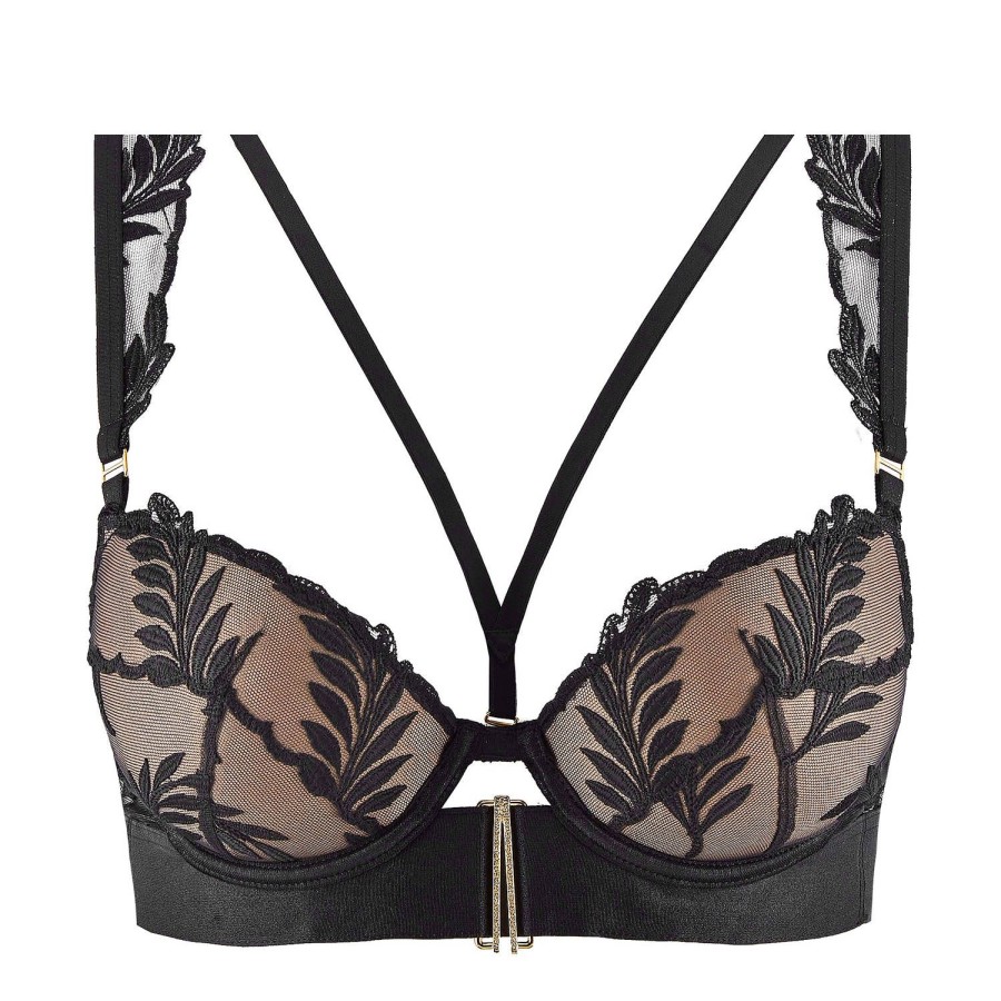 Soutiens-Gorge Aubade | Soutien-Gorge Push-Up Noir Absolu