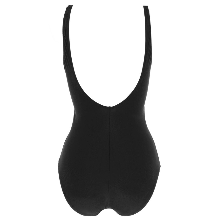 Maillots De Bain Antigel Autres Formes | Maillot De Bain 1 Piece Sans Armatures Noir