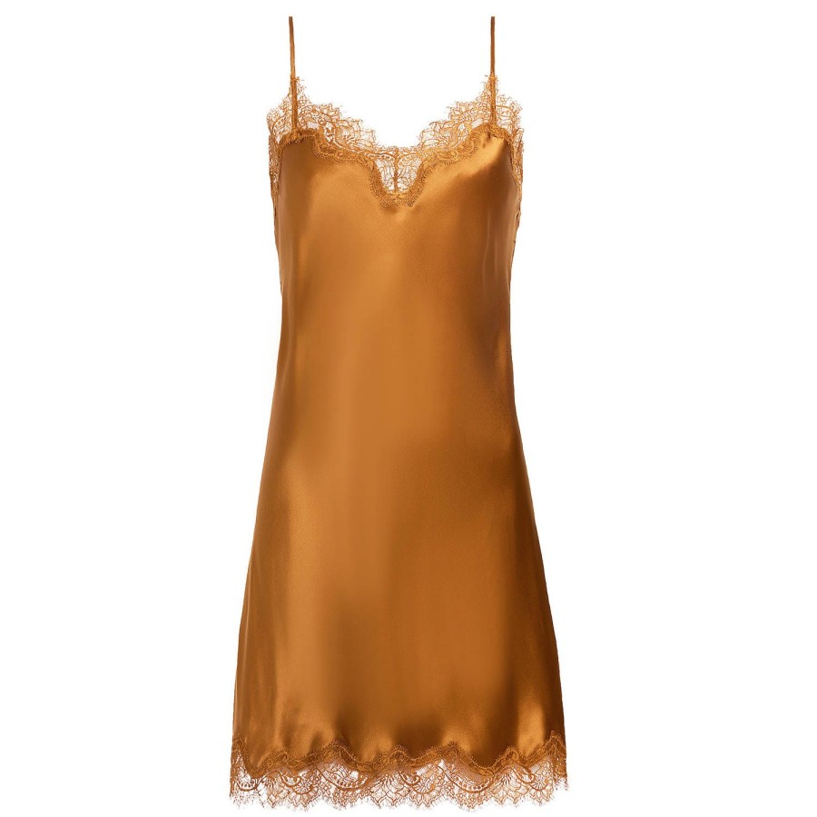 Lingerie Sainted Sisters | Nuisette En Soie Copper