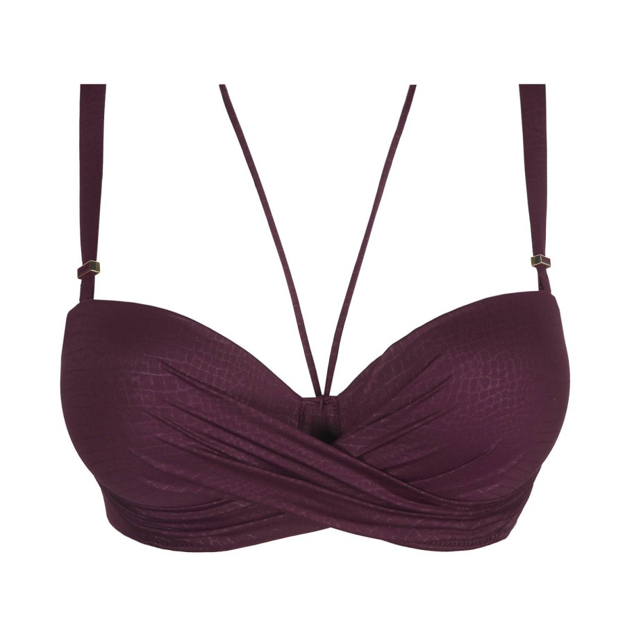 Maillots De Bain PrimaDonna Bandeau | Haut De Maillot De Bain Bandeau Wine