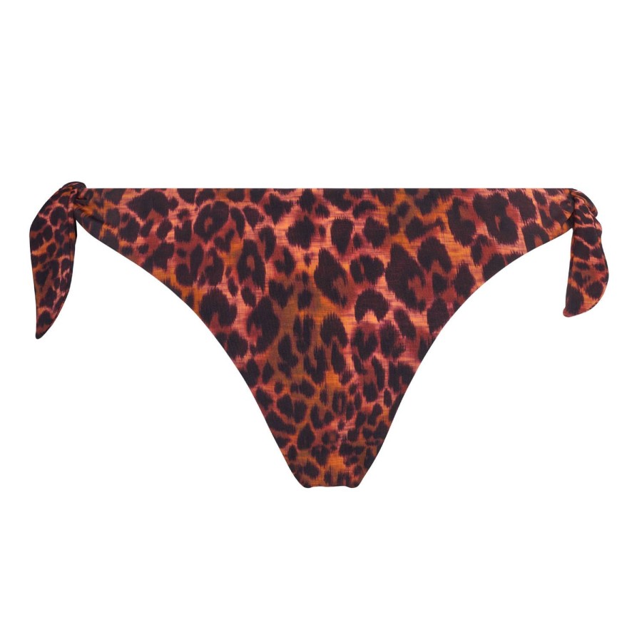 Maillots De Bain Marlies Dekkers Bresilien / Tanga | Bas De Maillot De Bain Tanga Marron/Orange