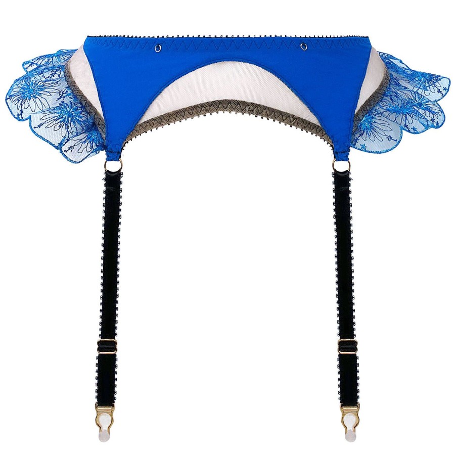 Lingerie Edge o' Beyond | Porte-Jarretelles Electric Blue