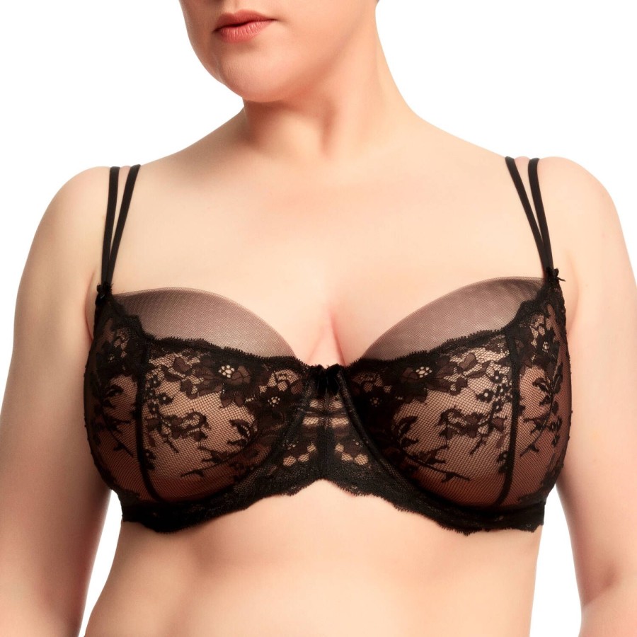 Soutiens-Gorge Dita Von Teese | Soutien-Gorge Emboitant En Dentelle Noir