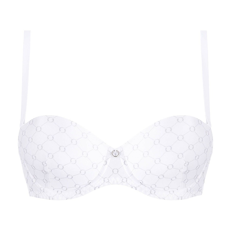 Soutiens-Gorge Antigel | Soutien-Gorge Bandeau Coques Blanc Bijou