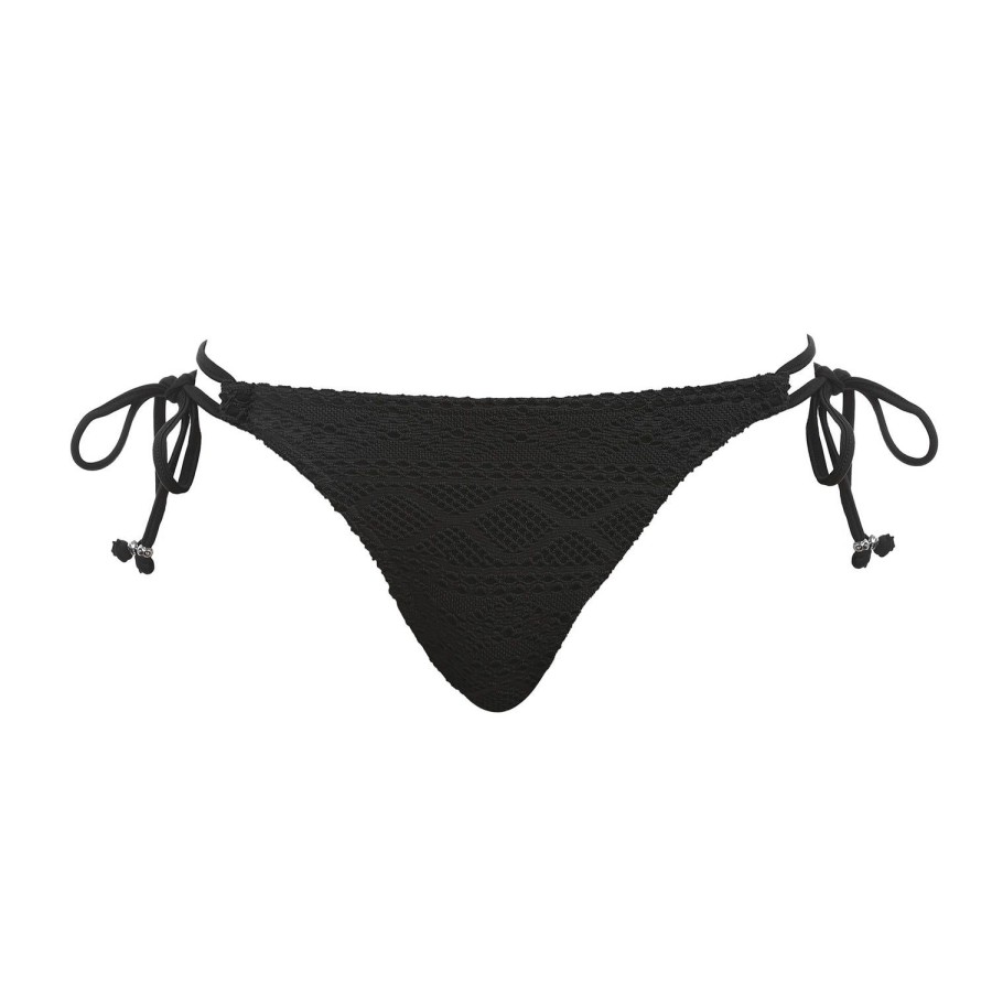 Maillots De Bain Freya Bresilien / Tanga | Bas De Maillot De Bain Slip Lacets Noir