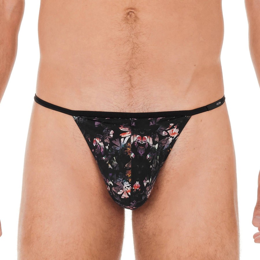 Homme HOM String Homme | String Homme Noir Print