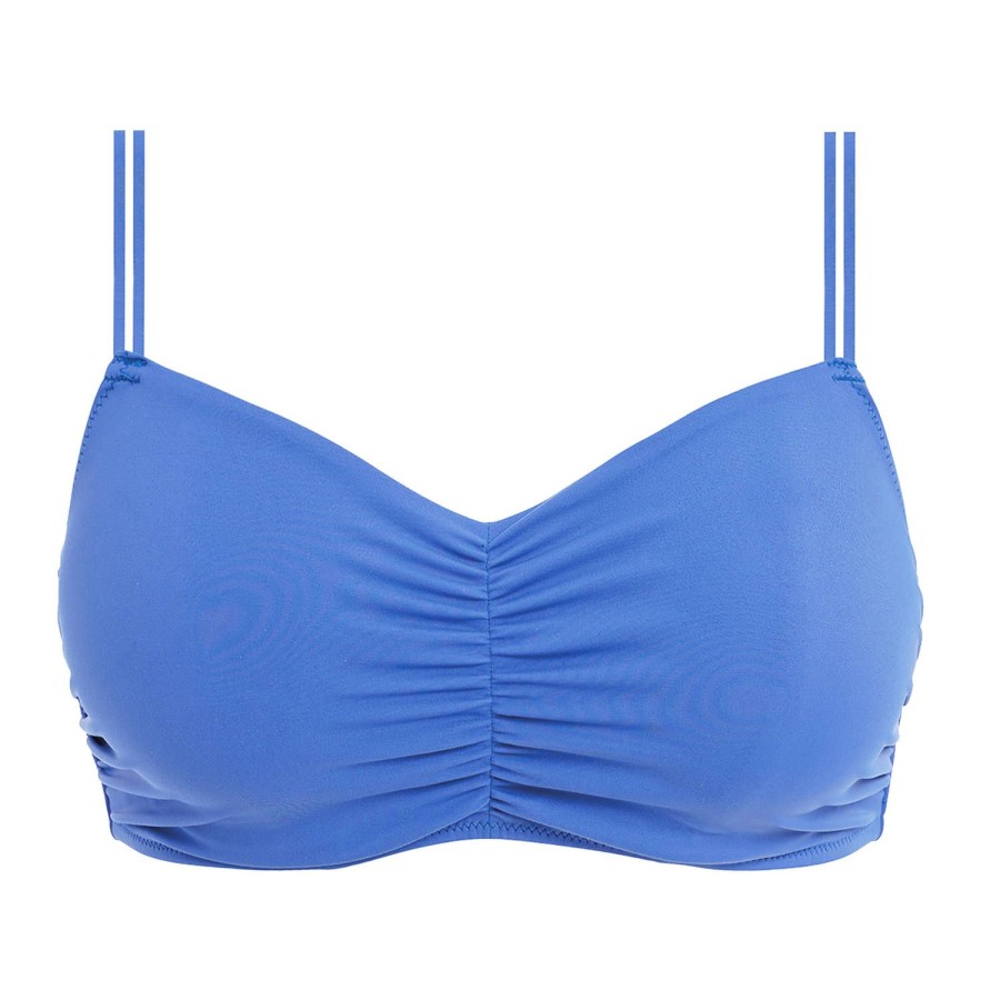 Maillots De Bain Freya Brassiere | Haut De Maillot De Bain Brassiere Plain Azure