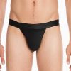 Homme HOM Slip Homme | Slip Echancre Homme En Coton Et Modal Noir