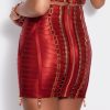 Lingerie Bordelle | Jupe Porte-Jarretelles Burnt Red