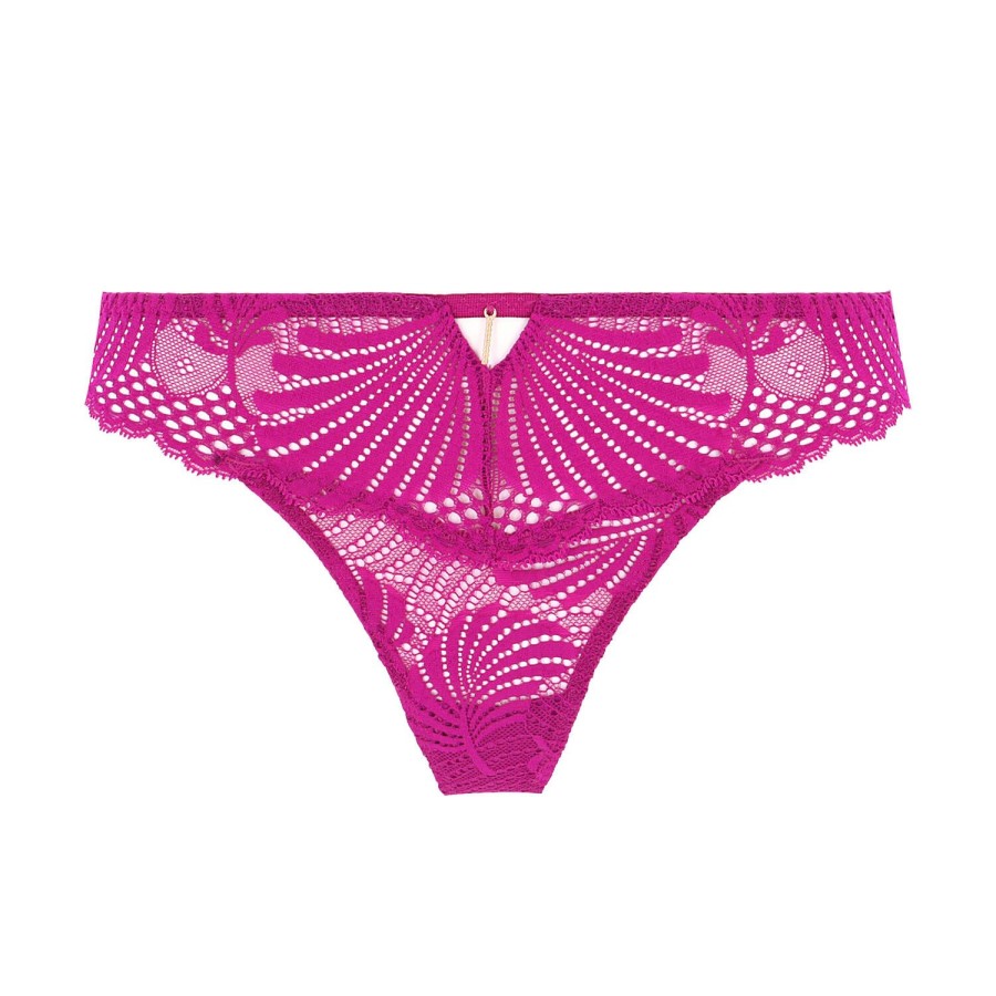 Culottes Aubade | Tanga En Dentelle Radiant Pink