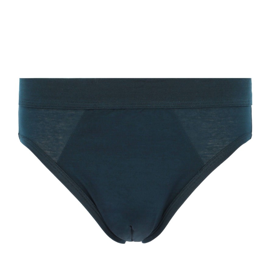 Homme Oscalito Slip Homme | Slip Homme En Coton Fil D'Ecosse Marine