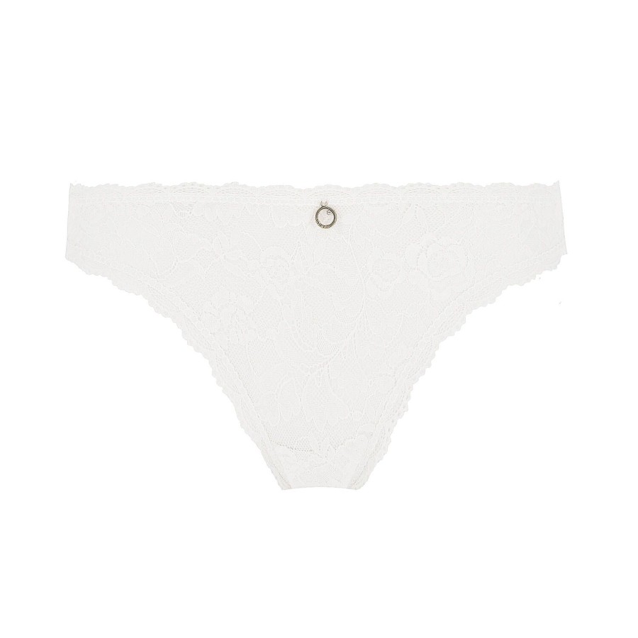 Culottes Aubade | Tanga En Dentelle Opale