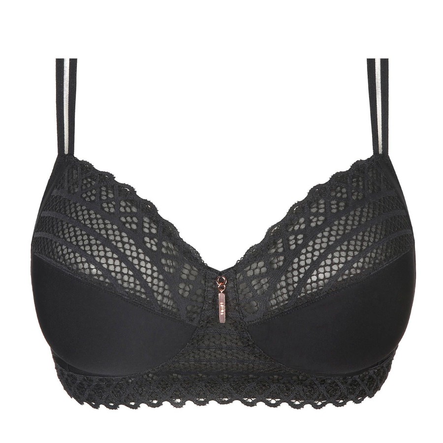 Soutiens-Gorge PrimaDonna Twist | Soutien-Gorge Sans Armatures En Dentelle Charcoal