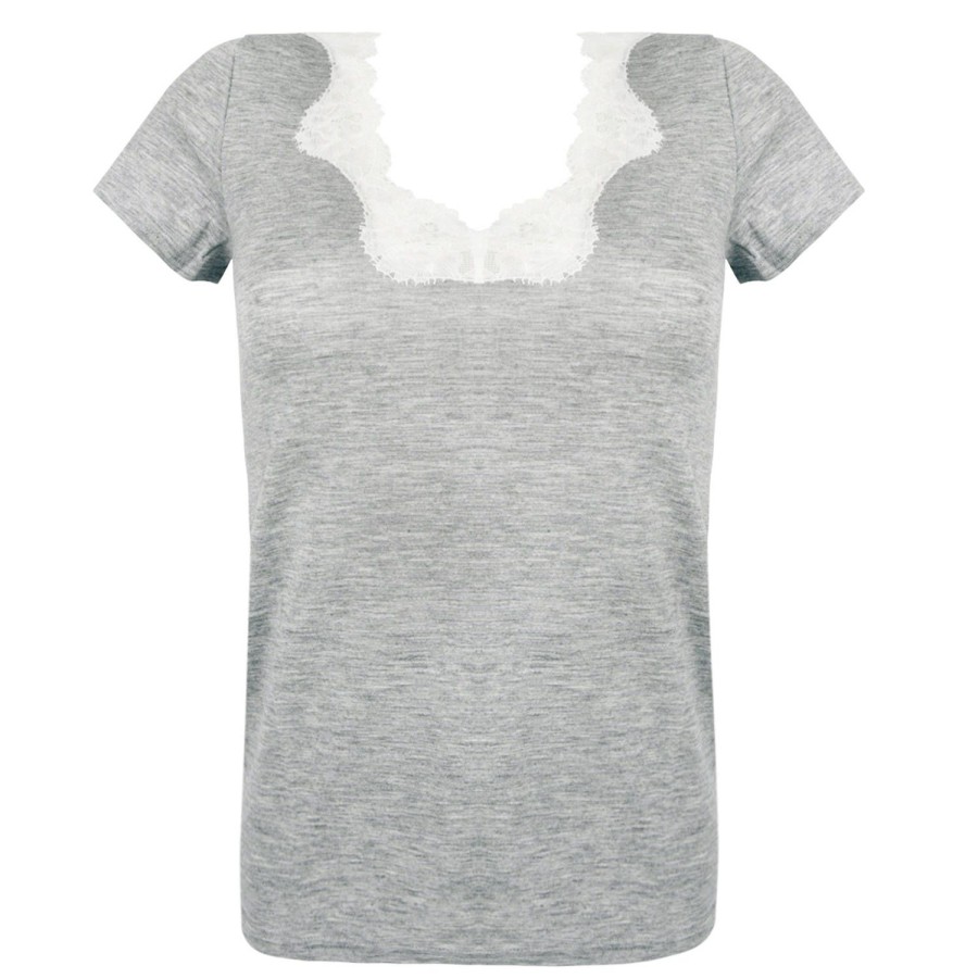 Lingerie De Nuit Antigel | T-Shirt Chine Gris