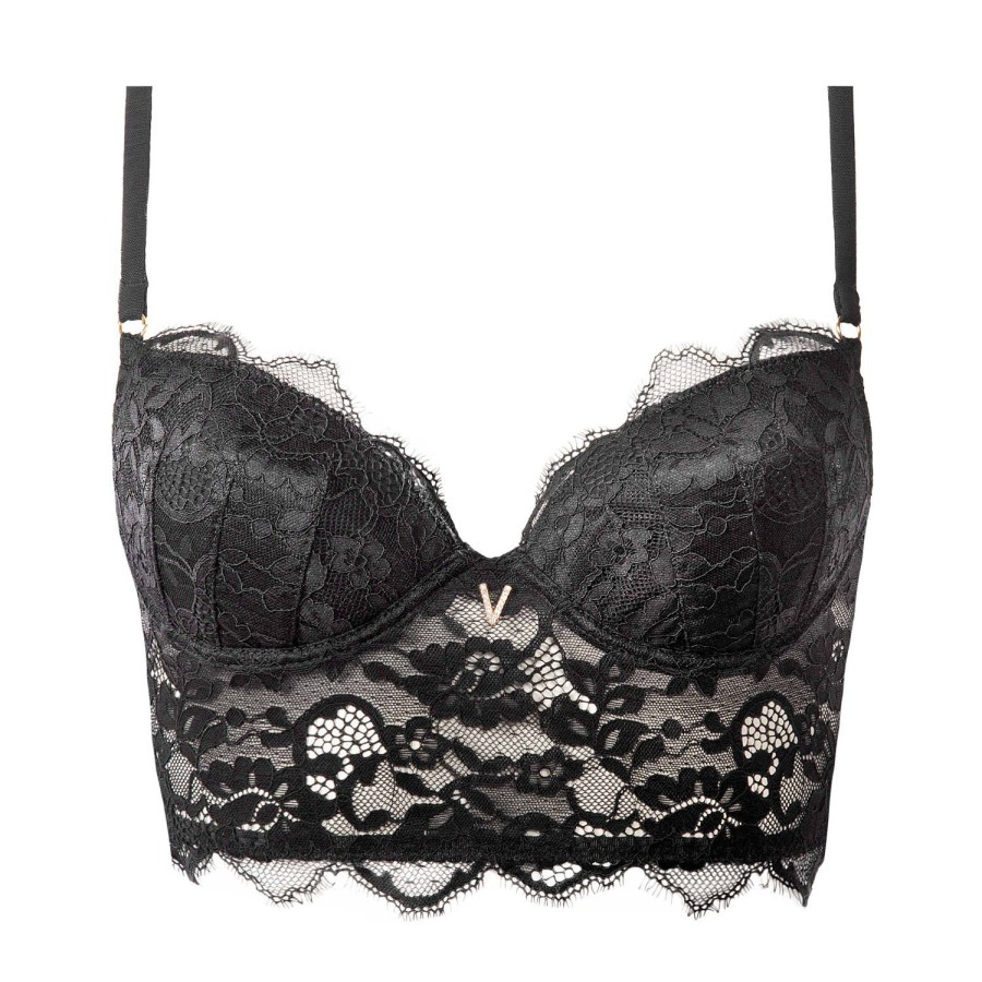 Soutiens-Gorge Valery | Soutien-Gorge Bustier En Dentelle Noir