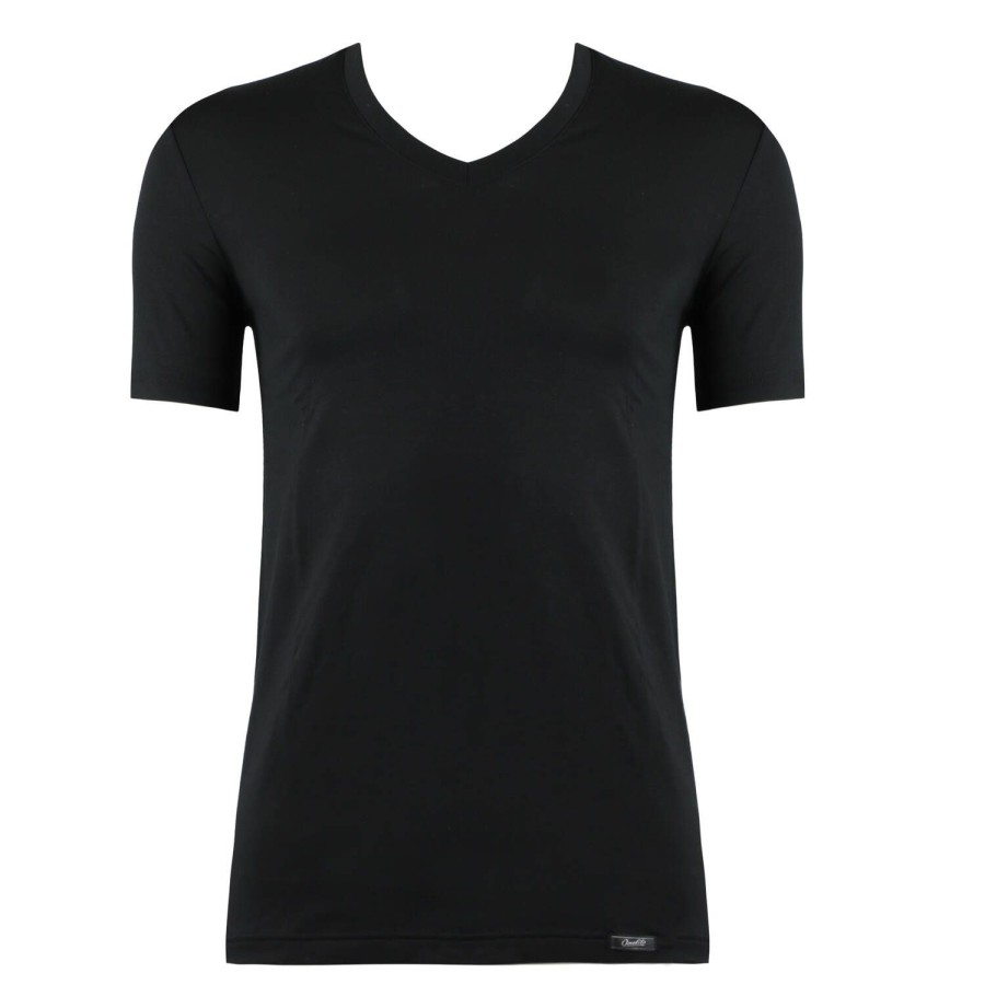 Homme Oscalito T-Shirt Et Debardeur Homme | T-Shirt Col V Homme Noir